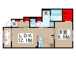 リバードシーⅢの物件間取画像